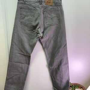 Levi's Men's 505 Straight Jeans in Gray